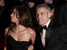 George Clooney si Porta la Canalis Pure a Roma 2